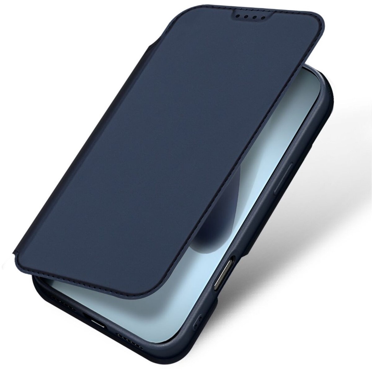 Dux Ducis Skin Pro Hoesje Geschikt voor Apple iPhone 17 Pro Max | Book Case met Pasjeshouder | Portemonnee | Standaard | Blauw