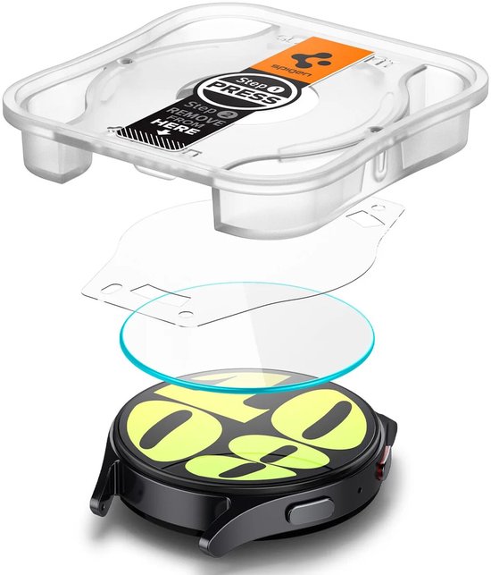 Spigen EZ Fit - Samsung Galaxy Watch 7 40MM Screen Protector Glas 2-Pack