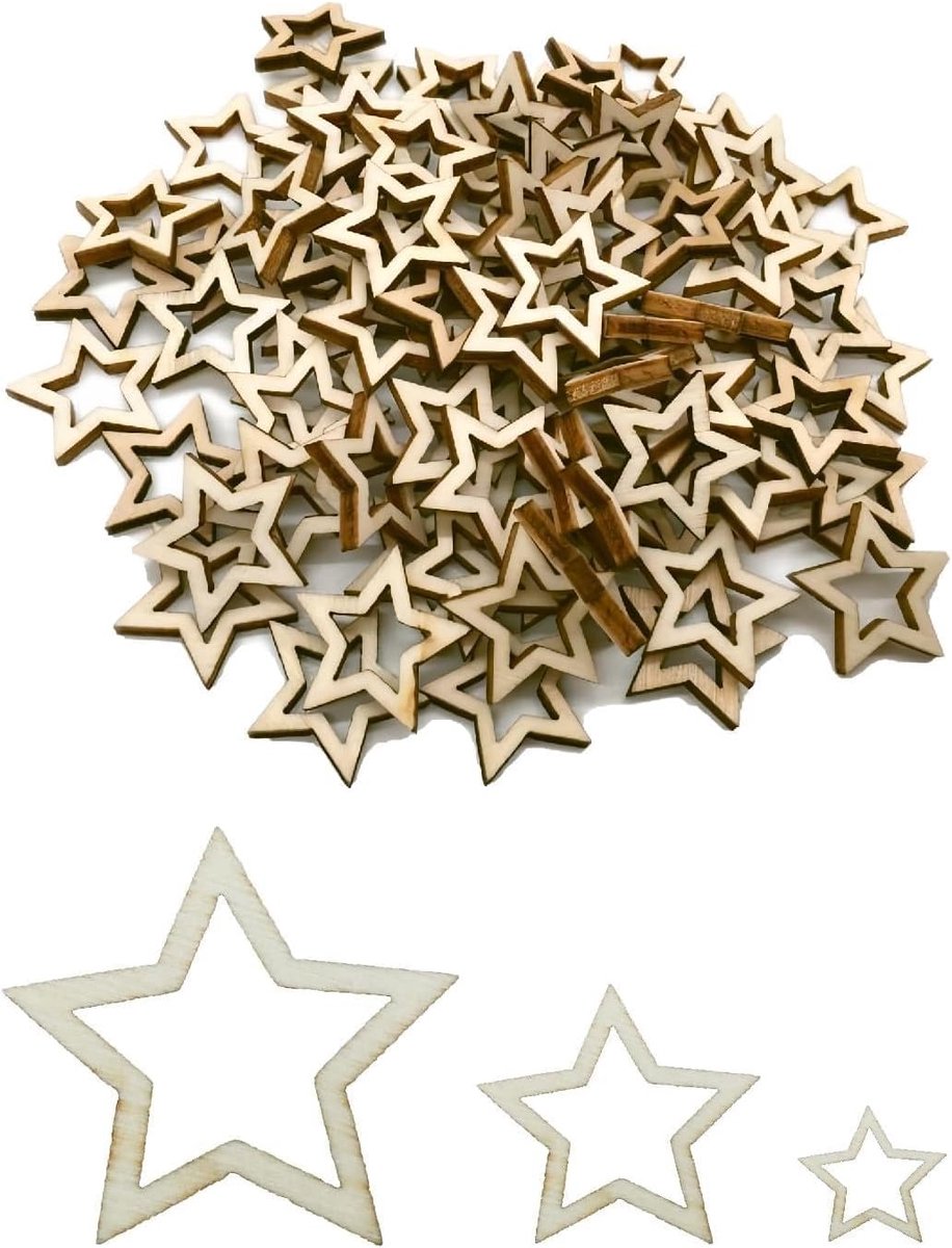 Houten sterren, strooidecoratie, houten sterren om te knutselen, strooidecoratie, Kerstmis, houten sterren, decoratieve sterren, strooidecoratie, Kerstmis, knutselen, houten sterren