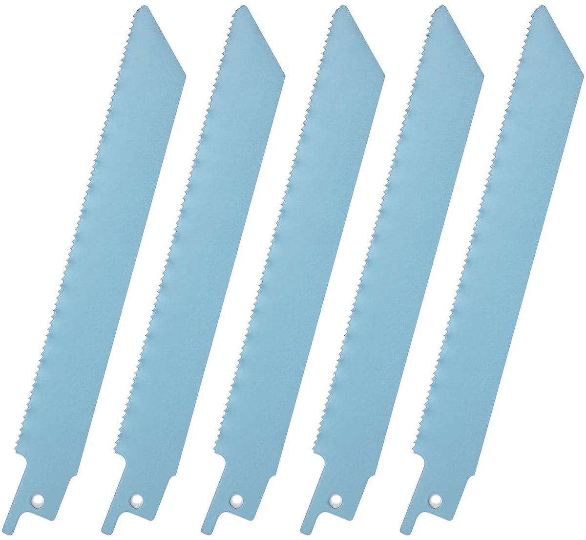 Reciprozaagbladen S1122VF reciprozaagblad BIM voor het zagen van metaal en hout met spijkers 10/14TPI 225mm 5 stuks