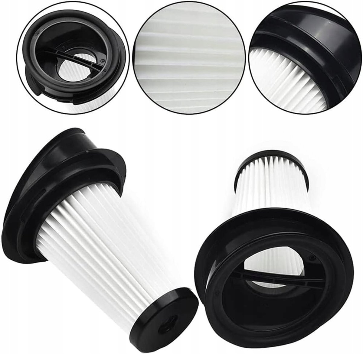 AreoSe - HEPA-filter voor BEKO 9178013673 - VRT61814 VRT61818 VRT61821 - 2 stuks