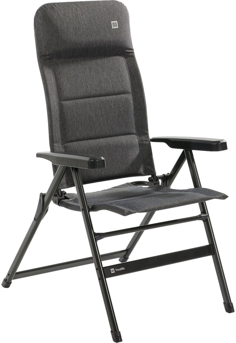 Campingstoel Lago Comfort Ligstoel - Opvouwbare stoel, verstelbaar, 120 kg