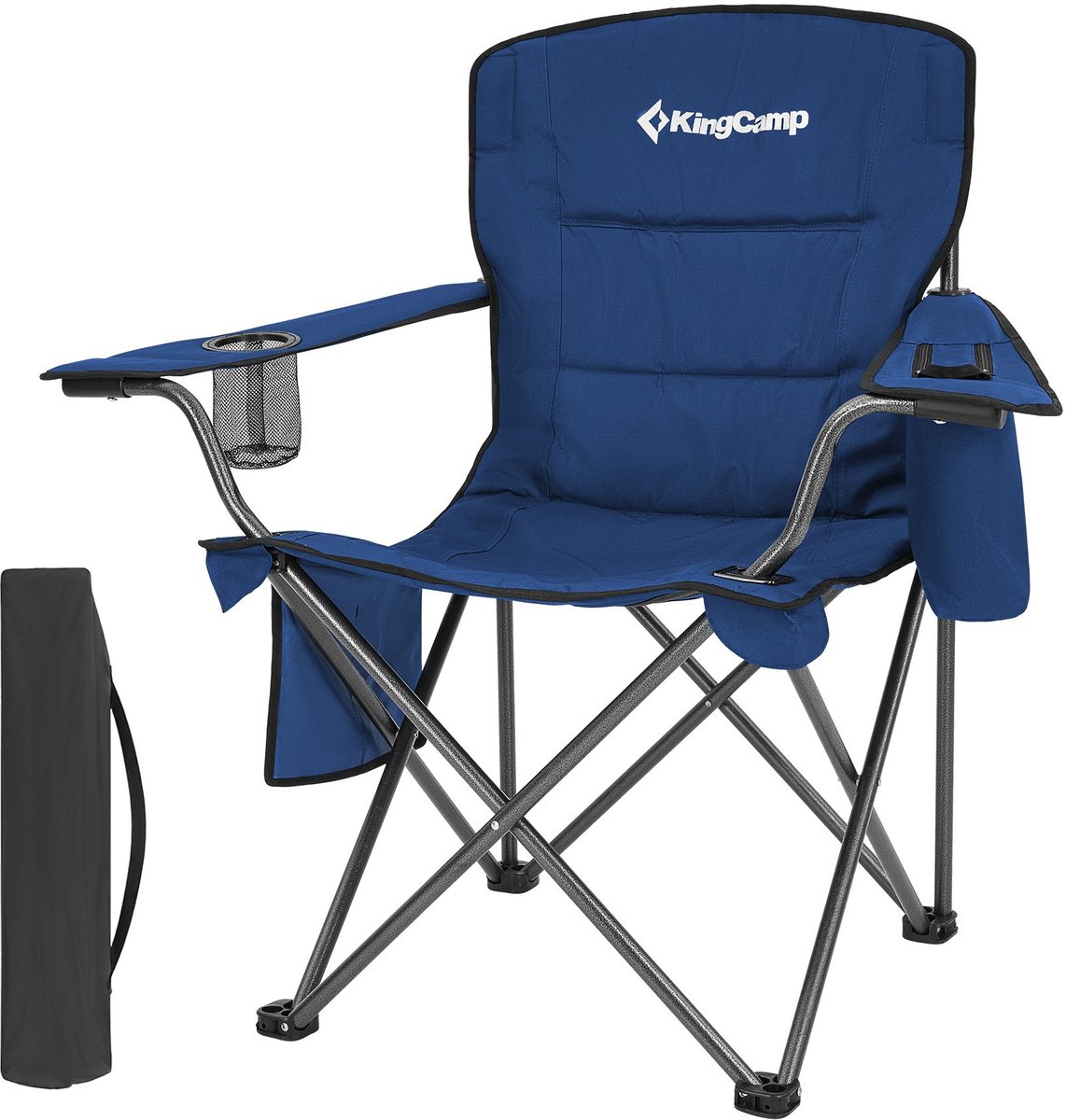 Campingstoel Oakdale Klapstoel XL - Strandklapstoel koeltas 136 kg
