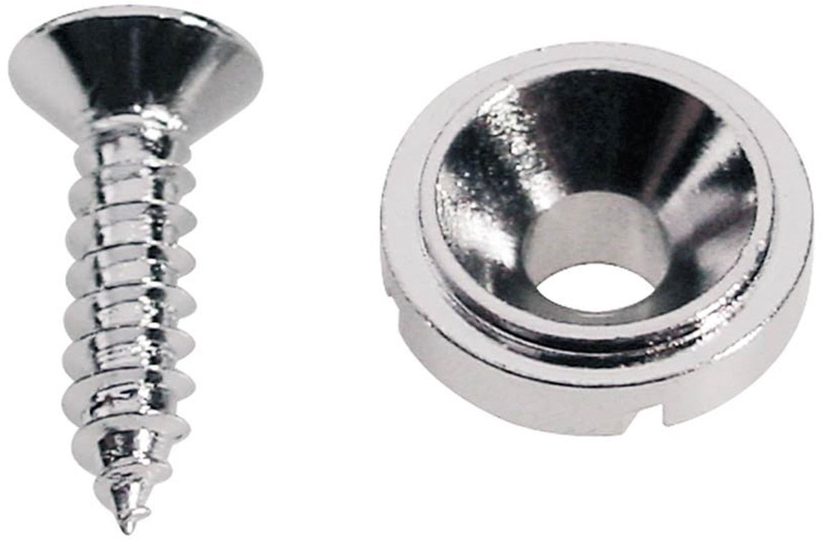 Boston SH-3-C Snarenretainer - Chroom, 10mm Diameter, Buttonmodel