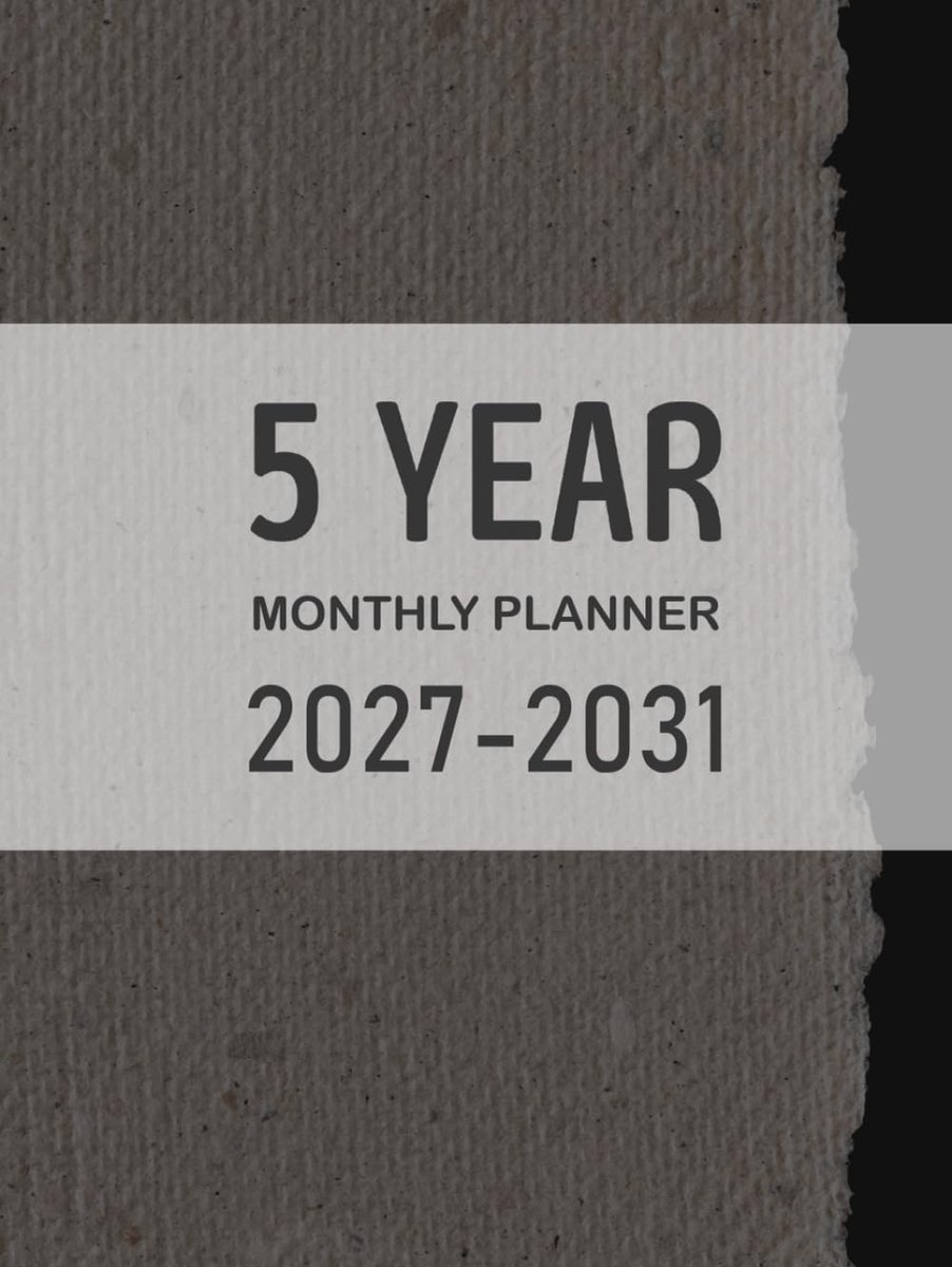 SnelShoppen - 5 Jaar Maandplanner 2027-2031: Vijfjarige Kalender Organisator met Twee Pagina's Per Maand, Inclusief Feestdagen, Perfect Voor Organisat