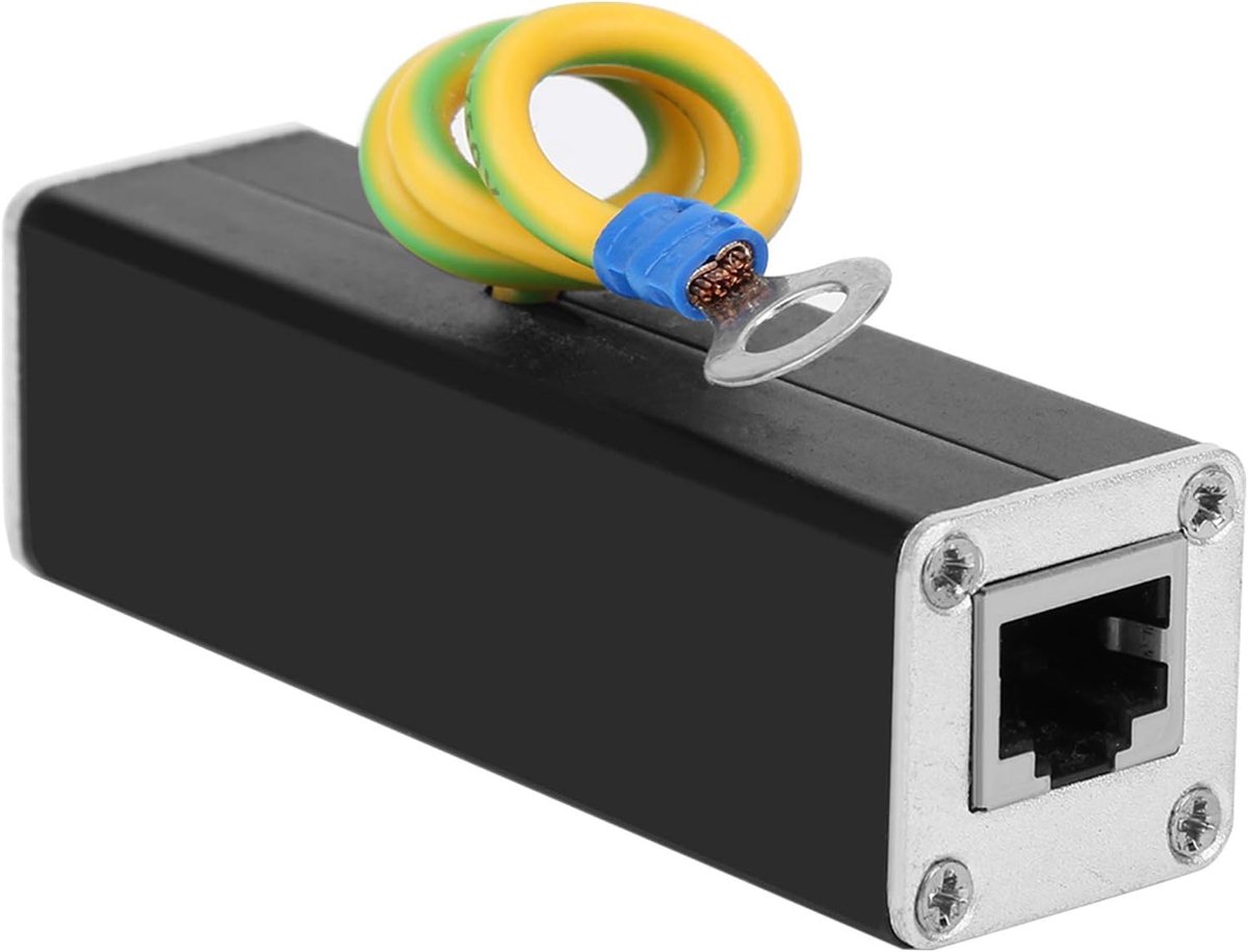 Ethernet overspanningsbeveiliging 10kA - Outdoor arrester - PoE+ compatibel - Bescherming voor netwerkapparatuur - SnelShoppen