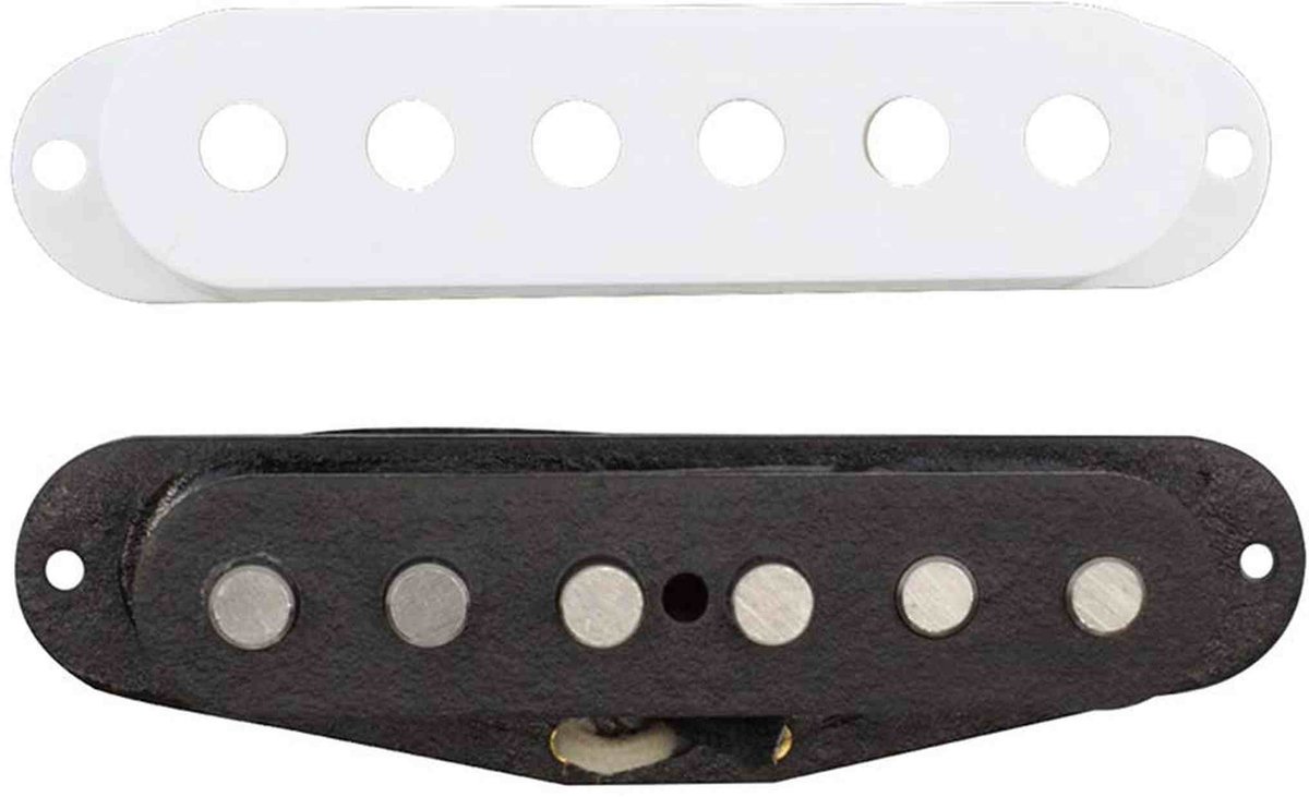 Gotoh GPU-STCLAWMX Classic Alpha Single Coil ST Pickup - Alnico 5 staafmagneten, midden, wit