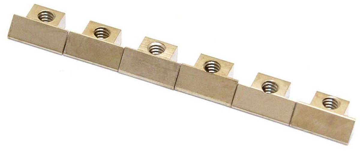 Allparts BP0535001 Nikkel Brugzadels - Set van 6
