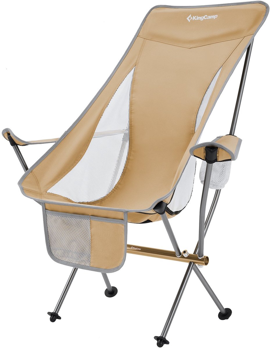 Campingstoel Cataby Deluxe klapstoel - Strandstoel, opvouwbaar, aluminium, 120 kg