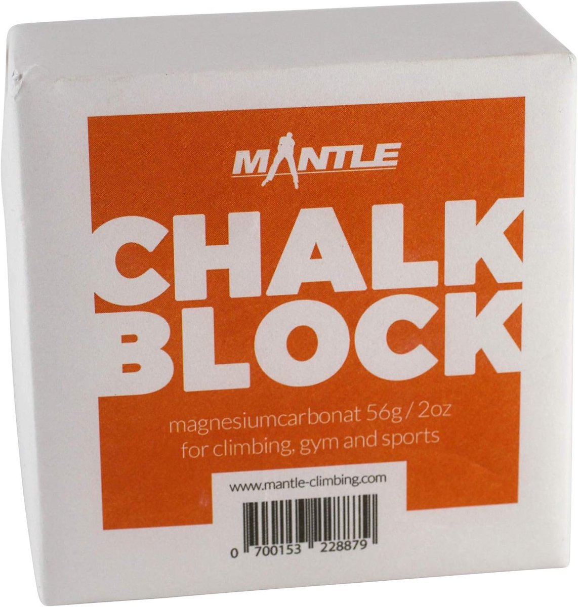 SnelShoppen - Mantle Krijtblok 56 g - Krijt voor Klimmen, Boulderen, Turnen, Gewichtheffen - Set van 1 of 8 Stuks, Magnesiumoxide voor Sterke Grip