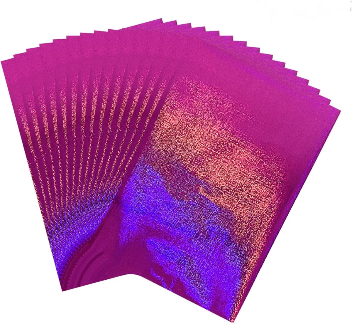 100 STKS Glimmer Hot Metallisch Varieergekleurde Toner Reactieve Folie 7.9x11.4 inch Hot Stamping Folie voor Scrapbooking