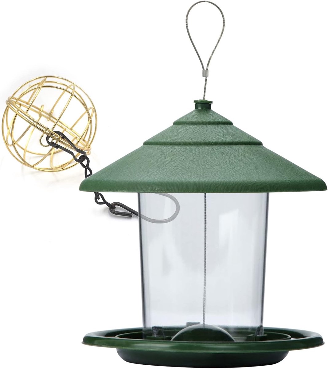 wilde vogel feeder zaadhouder dienblad mengsels zonnebloem hart pinda's noten container