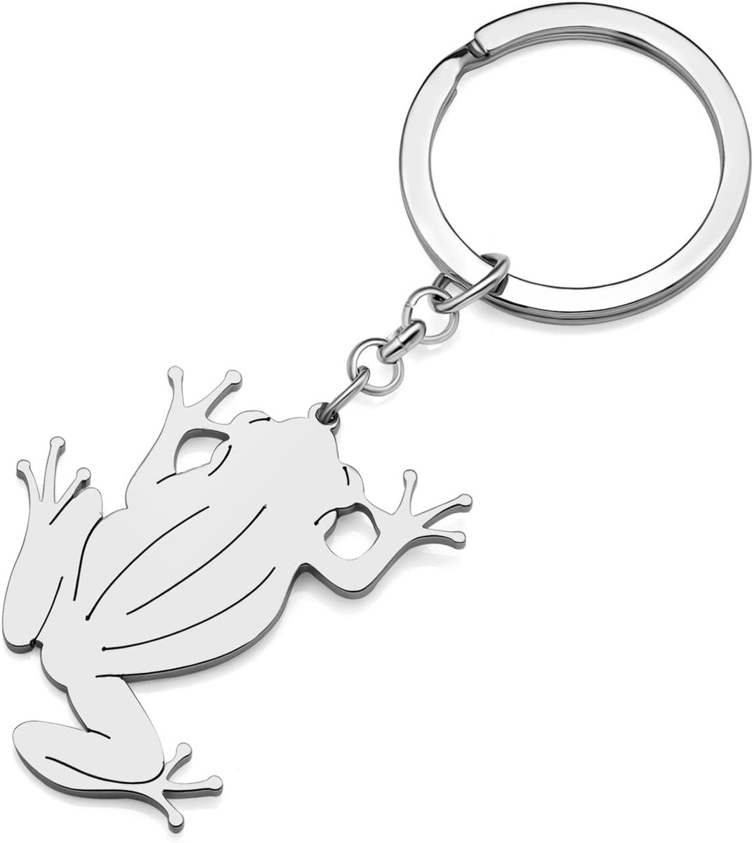 Kikker Sleutelhanger Portemonnee Auto Sleutelhanger Ringen Charms Kikker Geschenken Voor Vrouwen Meisjes Zomer Sieraden