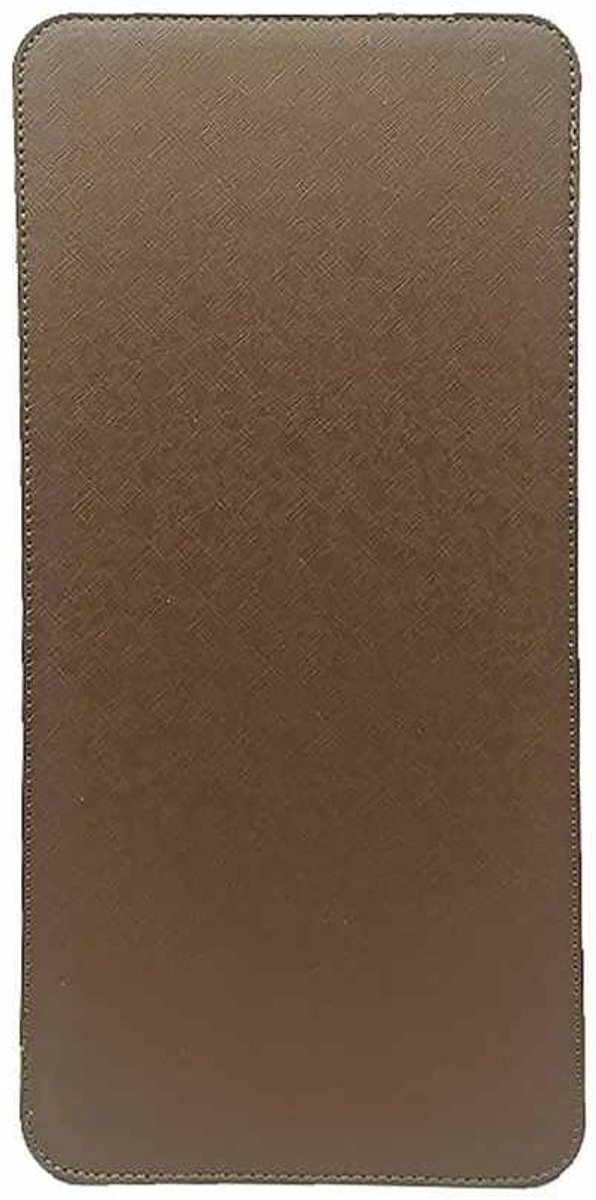 PU-leer, tasbasis, rechthoek, gebreide tas, inlay, handtasbodemvormer, haken, vloervormer, draagtassen, accessoires voor draagtassen, portemonnees, handtassen, 34 x 18 cm, koffie