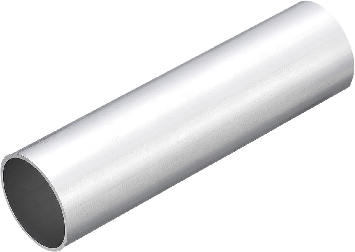 sourcing map 6063 Aluminium ronde buis 40 mm AD 37 mm binnendiameter 150 mm lengte buisleiding slangen voor industrie knutselprojecten