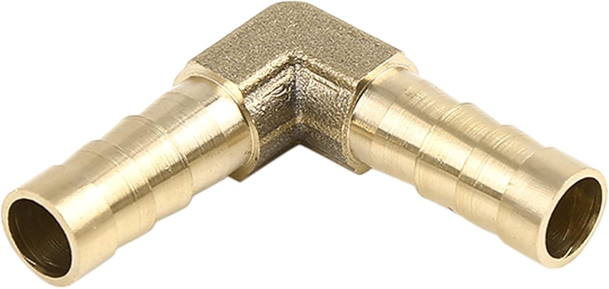 sourcing map weerhaak, scharnierbuis 90 graden stekker schroefdraad connector lucht water gas olie 8mm