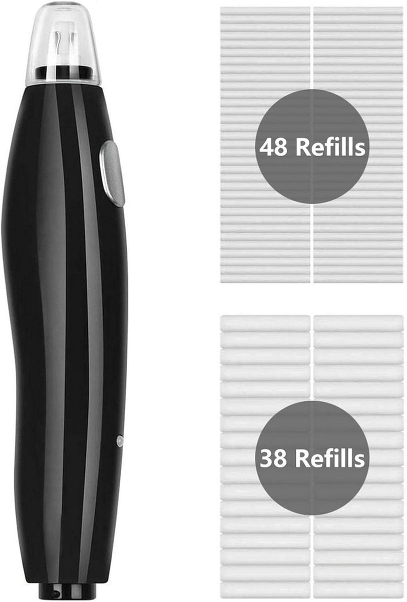 Elektrische Gum, Automatische Gum, USB Oplaadbaar, 86 Stuks Reserve Gums, 2 Maten (2,3mm, 5mm), Draagbaar Voor Tekenen, Schetsen