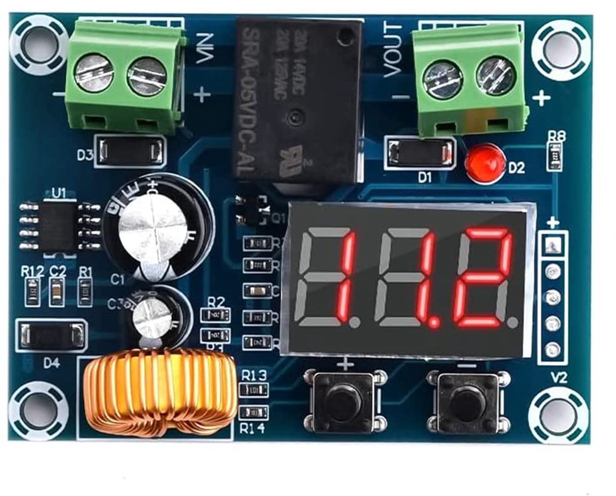Accubewaker DC12V-36V XH-M609 onderspanning met uitschakeling spanningsoverontladingsbeveiliging.