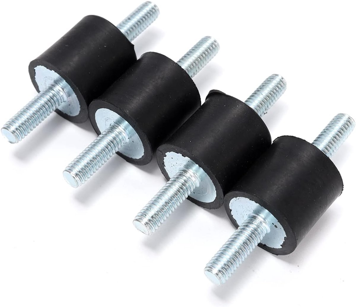 4 stuks rubberen schokdempers, geluidsisolatie, isolatie voor generator, luchtcompressor, pomp, benzinemotor (M6 20 x 20 mm)