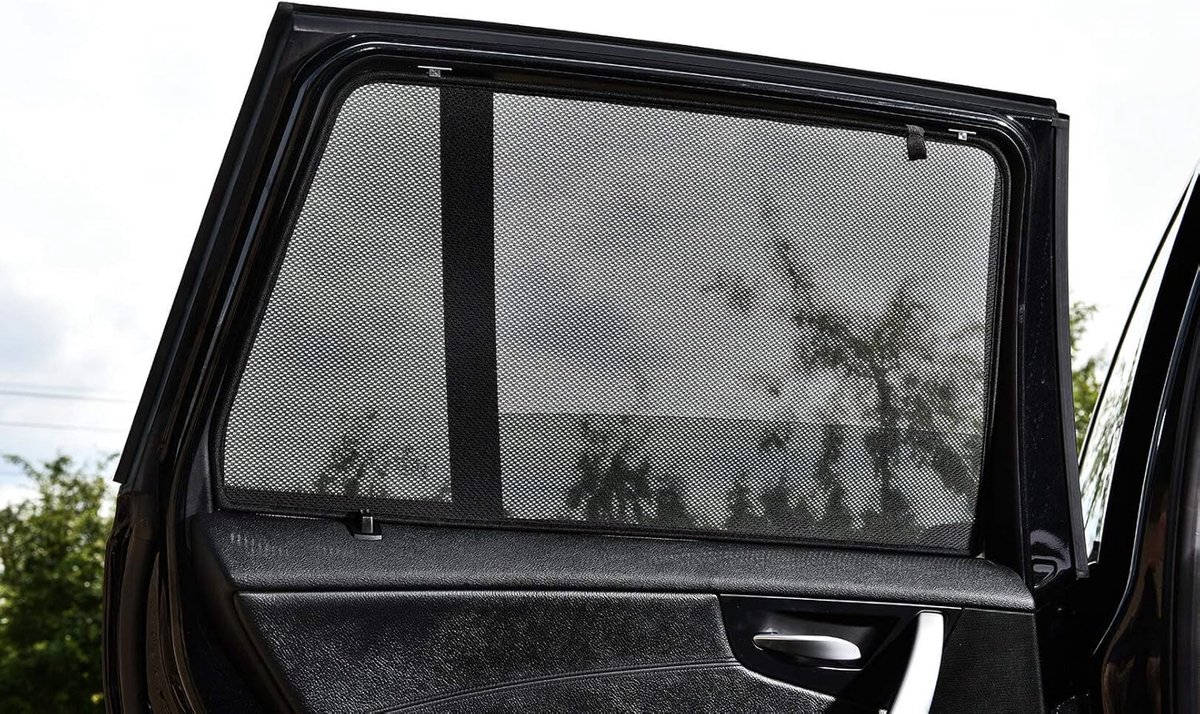 Car Shades (achterportieren) compatibel met Opel Astra K sportstourer 2015-2022 (2-delig) Pasklare Auto Zonwering