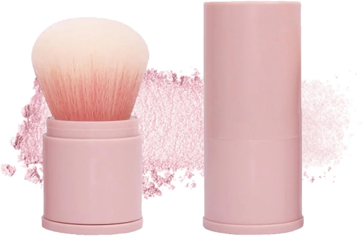 Poederborstels, Kabuki Foundation Make-up Borstel Reisborstel voor Blush & Los Poeder