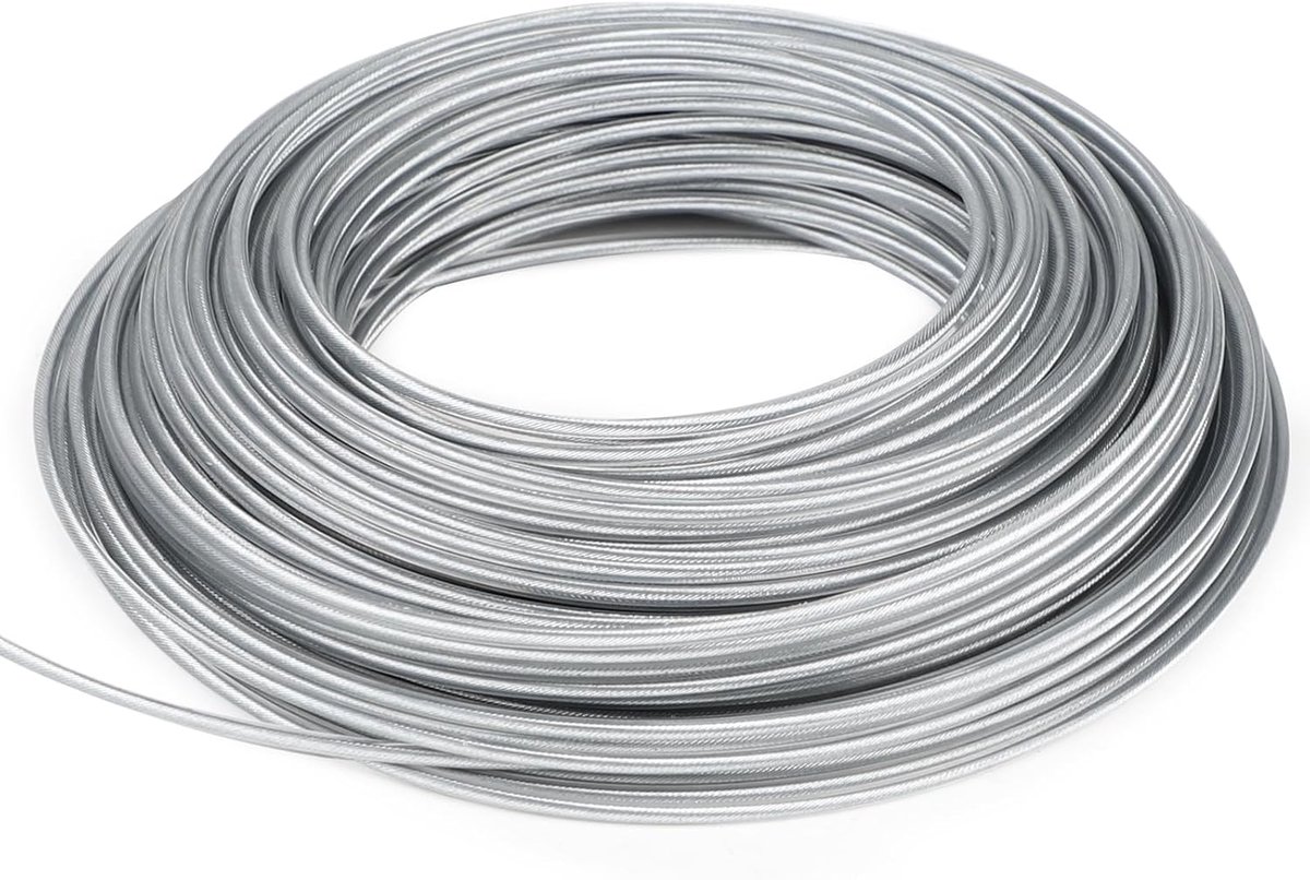 Draad Mähfaden 2,4 mm x 30 M staaldraad Freischneider draad Grastrimmer draad Staal draad voor grastrimmer Freischneider snoer Mähfaden voor motorsense voor onkruidgras tuin
