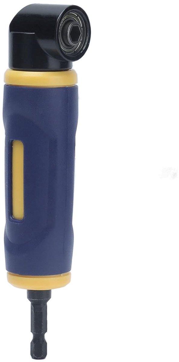 90 Graden Haakse Booradapter Verlengstuk Magnetisch Schroevendraaierbit voor Hout en Metaal Geel Blauw