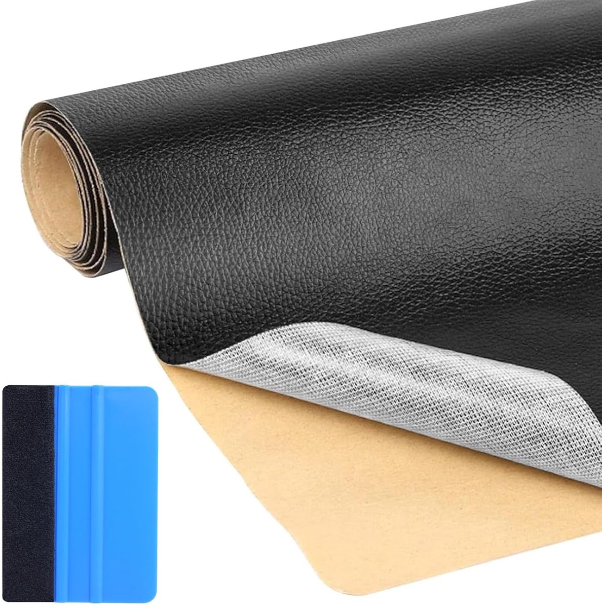 reparatiepatch, 30 x 137 cm, zelfklevend, kunstleer, voor autostoelen, banken, bootstoelen, stoelen
