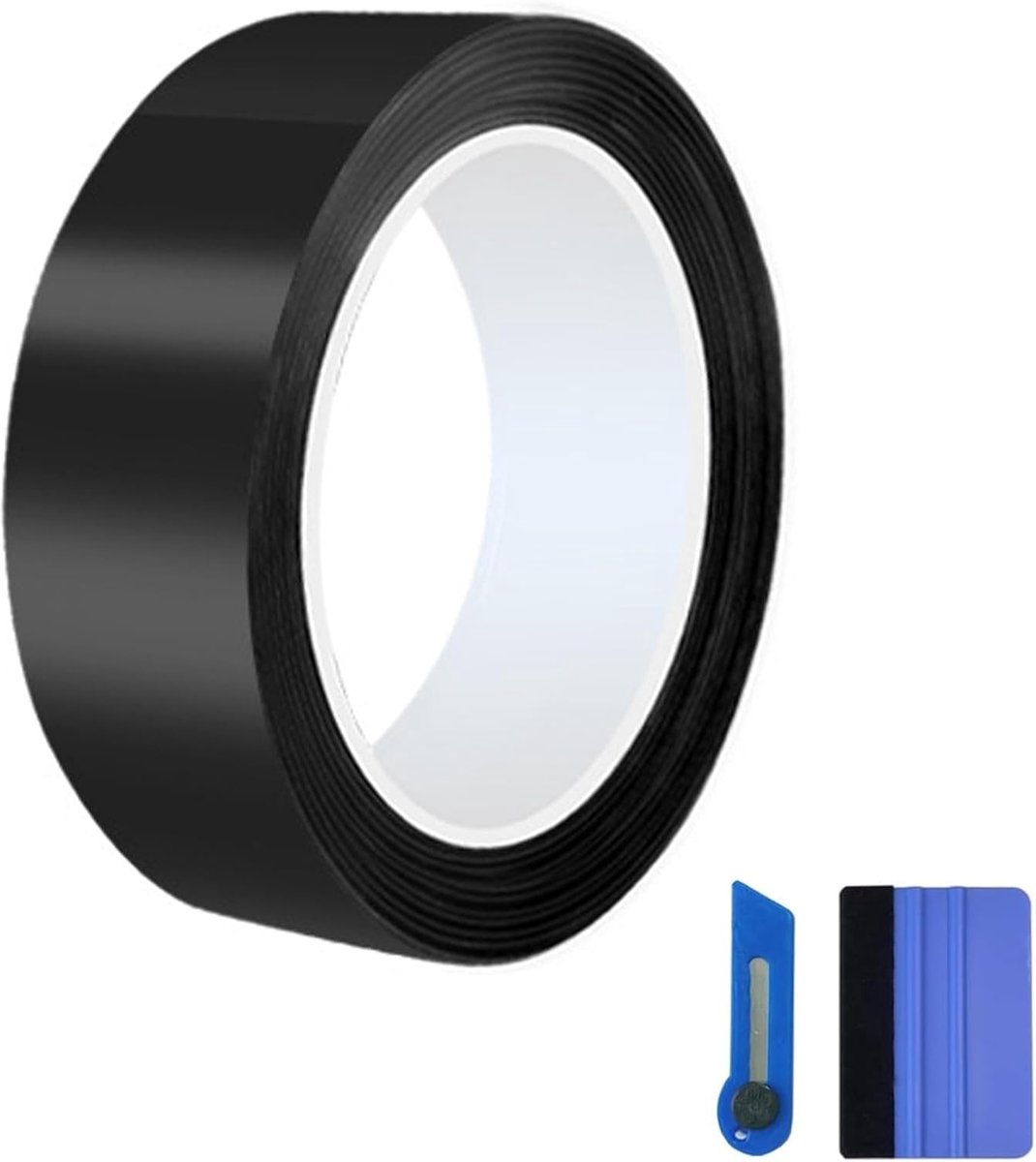 Vinyltape Zelfklevende beschermfolie Flexibele automotive film Geschikt voor auto's, fietsen, motorfietsen Vinyl wrap DIY autolakbescherming Decoratief | Luchtverwijdering zonder luchtbellen, autosierlijst, deurdrempelbescherming, krasbescherming