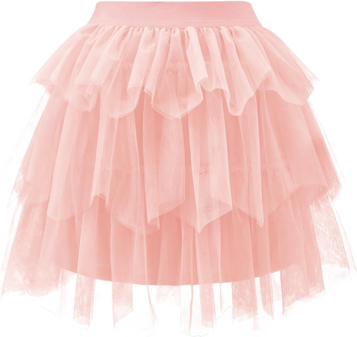 Tule rok voor vrouwen volwassenen elastische taille gezwollen knielengte tutu rokken meisjes ballet Halloween kostuum pluizige tutu
