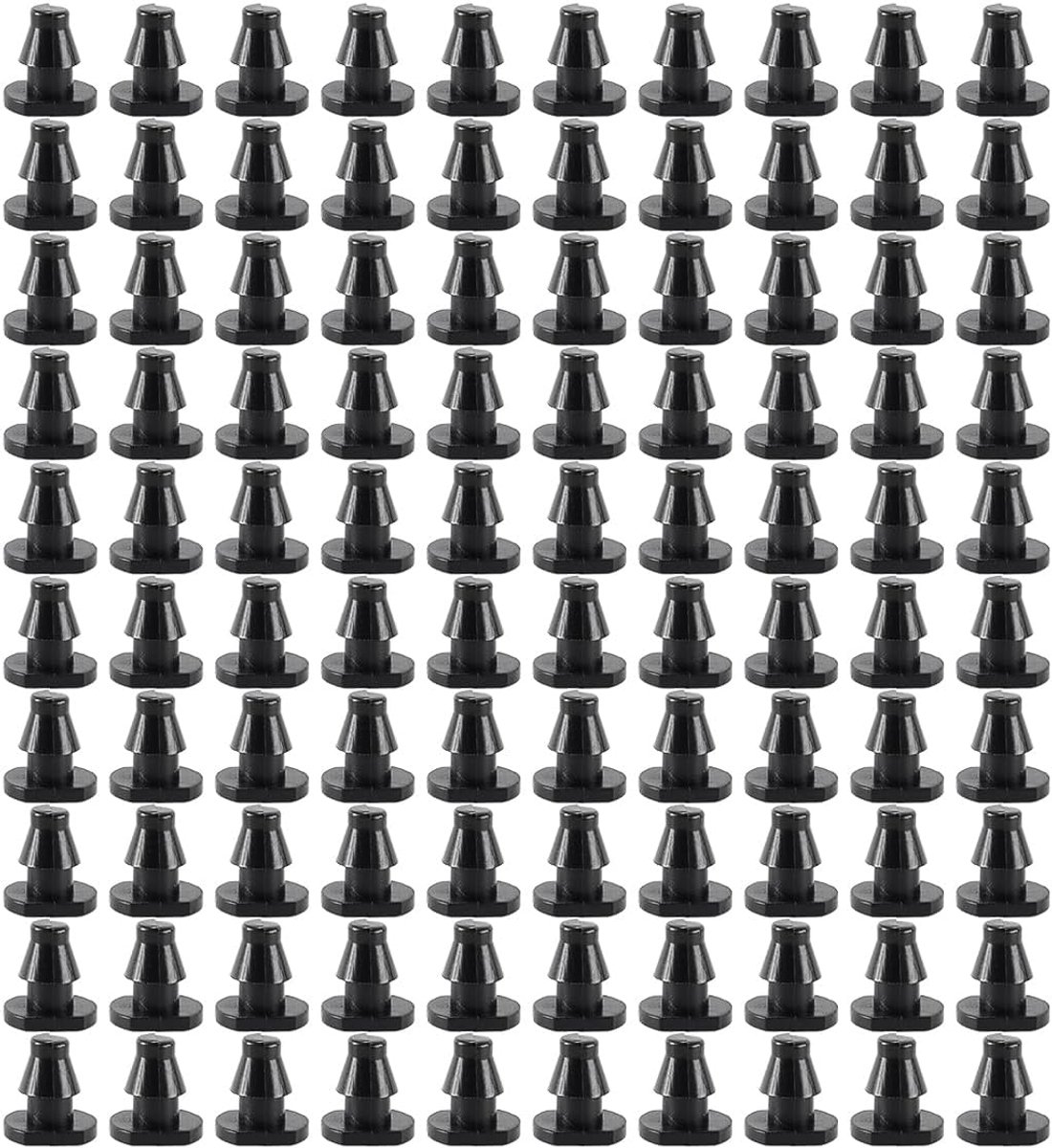 100 stuks 4/7 mm irrigatiefittingen eindpluggen, verbindingsadapter voor 1/4 inch druppelslang tuinlandbouwirrigatiesysteem