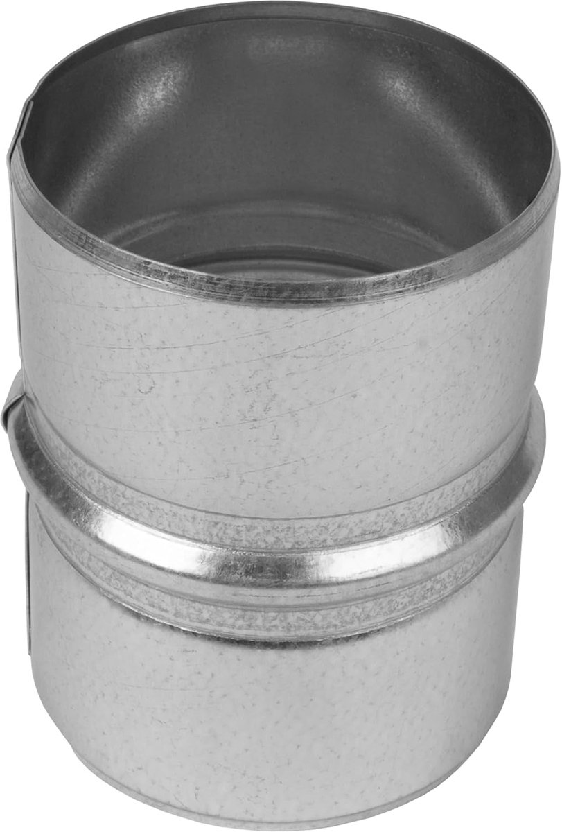 Market Buisverbinder, 80 mm, rond, mannelijk, verzinkt, voor metalen buis, inline koppeling voor binnen en buiten
