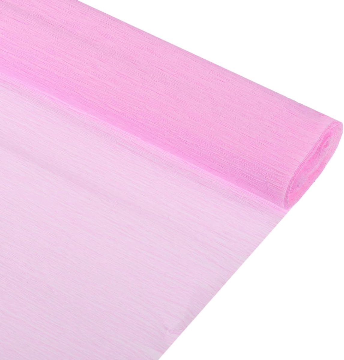 Rol crêpe-papier, 18 cm lang, 50 cm breed voor huwelijksceremonie, verschillende grote festivals decoratie, dieproze, 2 stuks