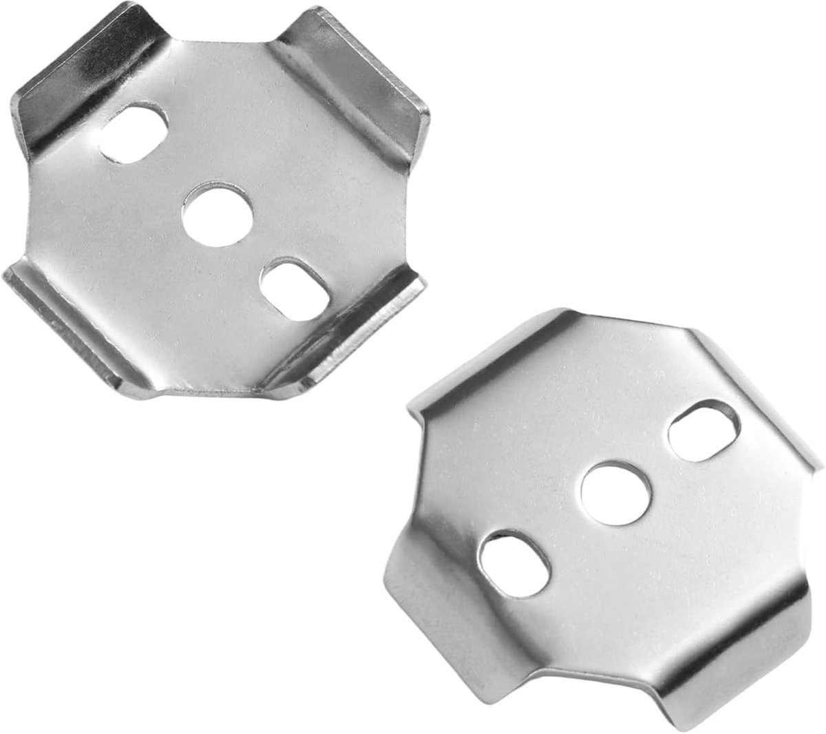 lasuroa 2st Handdoekstang Vervangende Onderdelen, 39x39mm Roestvrijstalen Vierkante Gesp Muurbeugel Handdoekstang Basis Afstandhouder Bevestigingsstuk Schroeven Badkamer Hardware voor Handdoeken Stang