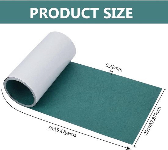 5 m elektrische isolatie kleefpapier 200 mm breedte één zijde zelfklevend groen batterij pack isolator afdichting isolatieblad voor 18650 batterijpack, 0,2 mm dikte — afbeelding 4