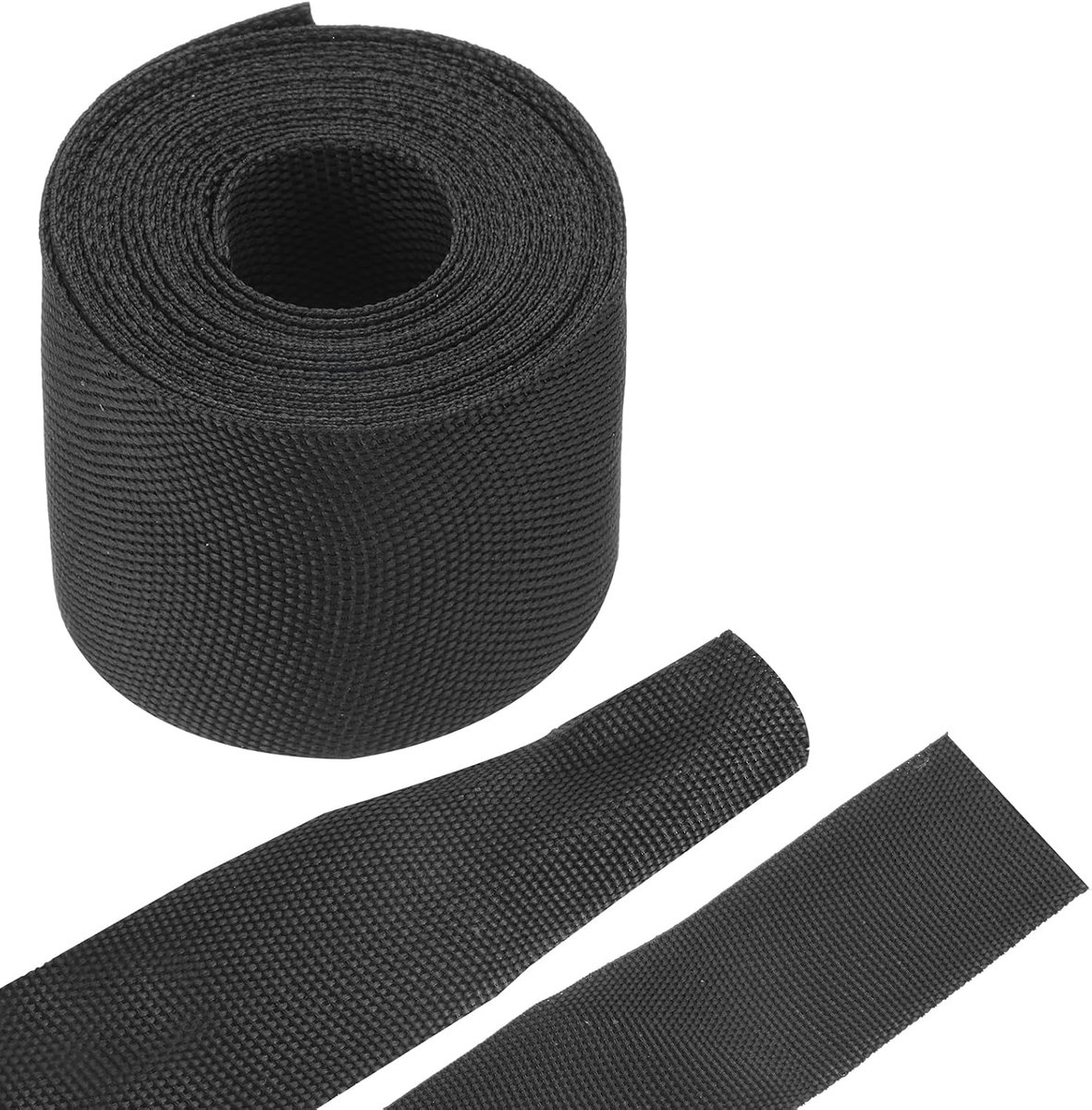 Gevlochten kabelhulzen, krimpbare weefselslang, 5 cm, zwart, 2:1 verhouding, krimpkous, kabelbescherming voor kabelboom, netwerkkabelbescherming, kabelmanagement