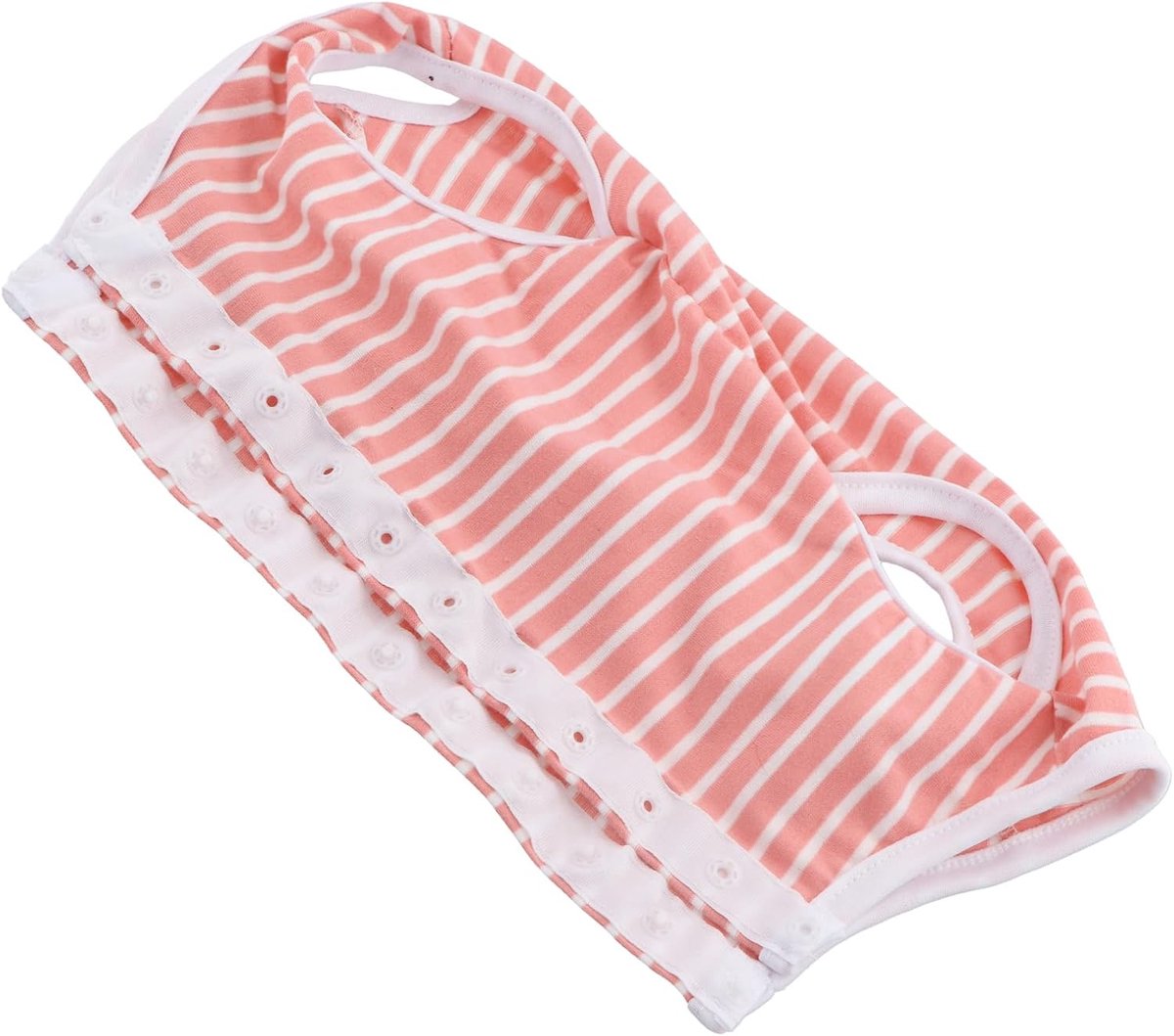Herstelpak voor honden, onesie voor honden na operatie/castratie, alternatief voor elektronische kegelkraag, anti-lik, postoperatief body voor honden en katten (roze, M)