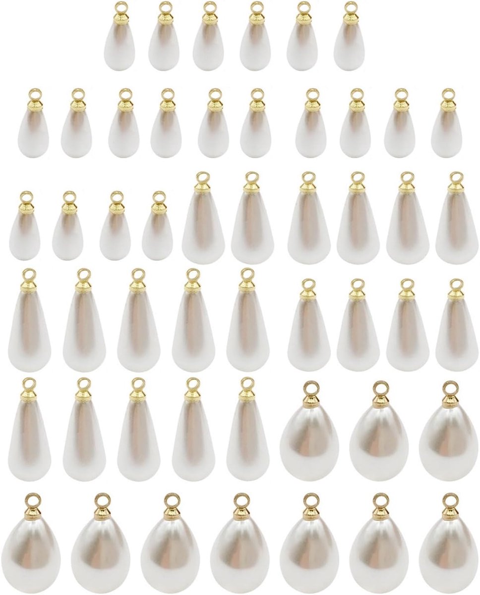Kralen kralen kralen bedels bedels voor het maken van sieraden, oorbellen, armband, knutselen - 5 maten
