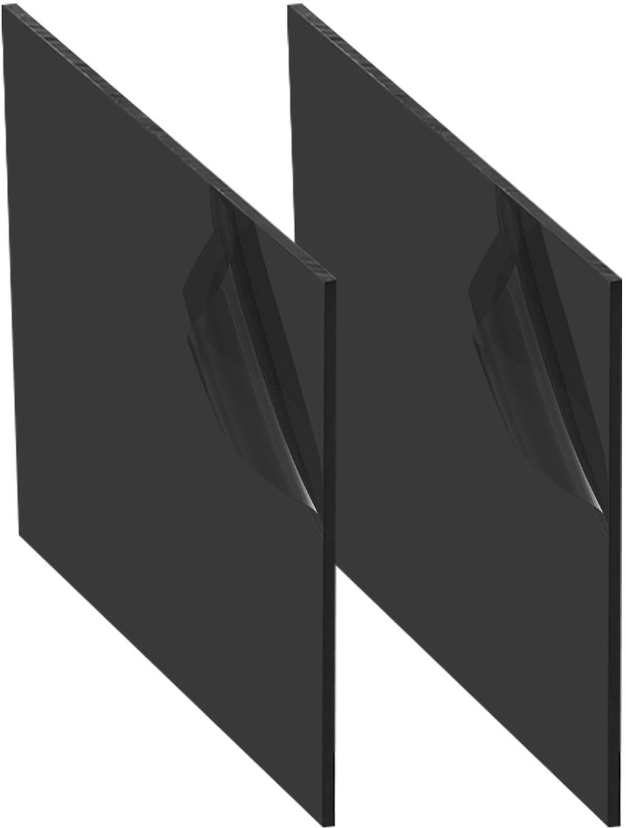 Plastic Plaat 3 mm 30 x 20 cm ABS Plastic Platen zwart ABS Plaat Voor Modelbouw Ambachten Spatborden Woondecoratie 2 stuks