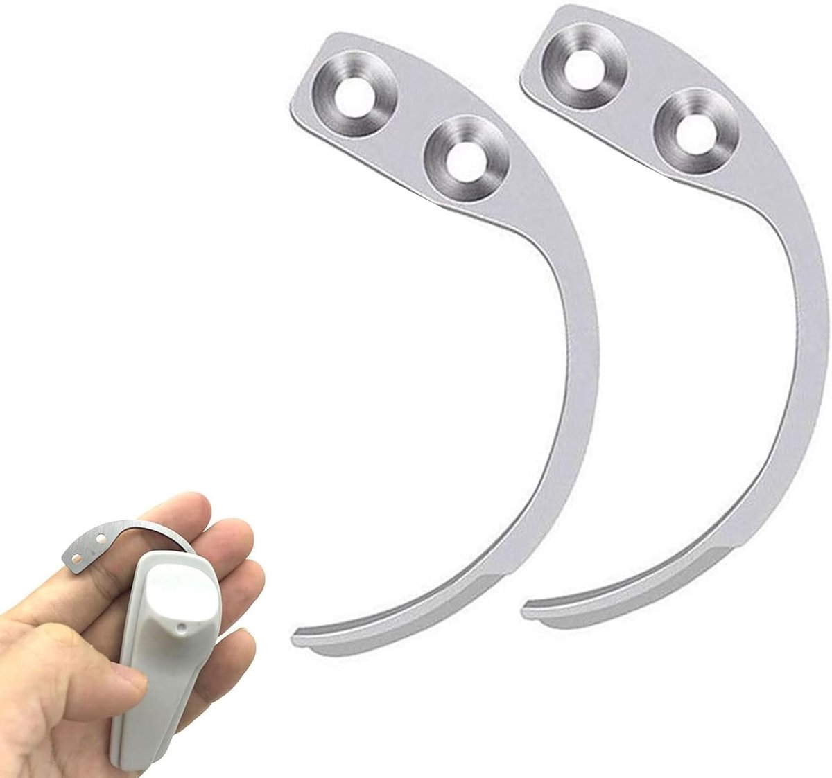 2 stuks veiligheidsetiketverwijderaar, detacher anti-diefstalbeveiliging, handheld beveiligingshaken verwijderaar, etiketverwijderaar roestvrij staal detacher, multifunctioneel veiligheidsgereedschap