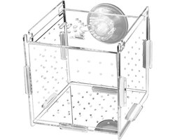 Transparante acryl aquarium isolatiebox met zuignap Hang-on vis garnalen kwekerij voor aquarium vissen tank