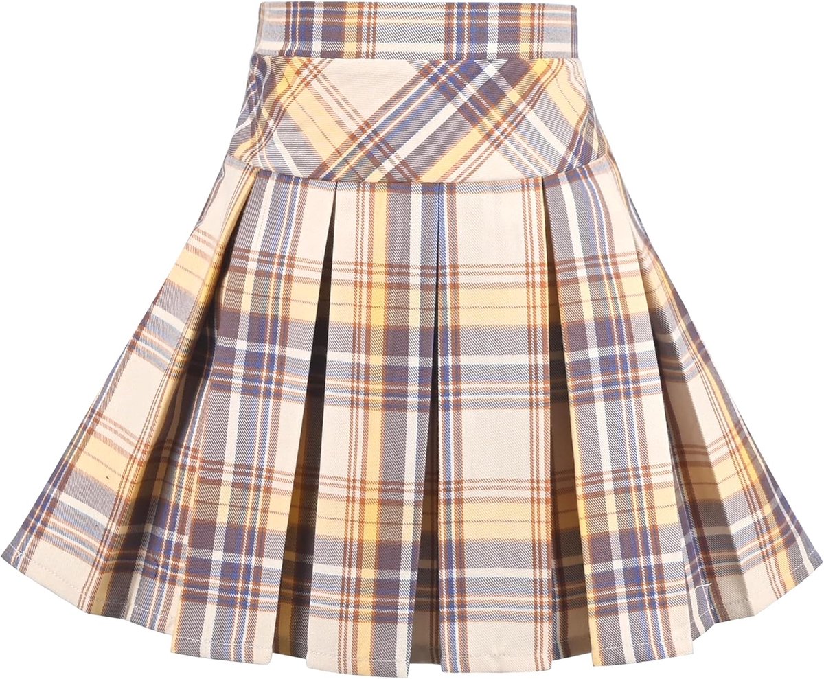 Rok Back School Uniform Rood Tartan Rok 4-14 jaar