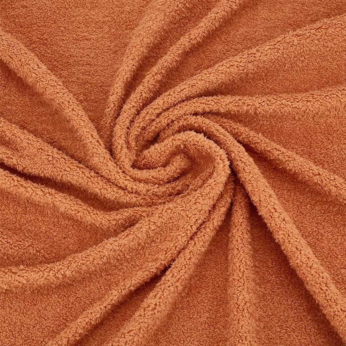 Stof 155 cm breed imitatiebont stof van The Yard bruin pluche materiaal voor naaiprojecten, teddybeer maken, doe-het-zelf ambachten, kerst winter woondecoratie
