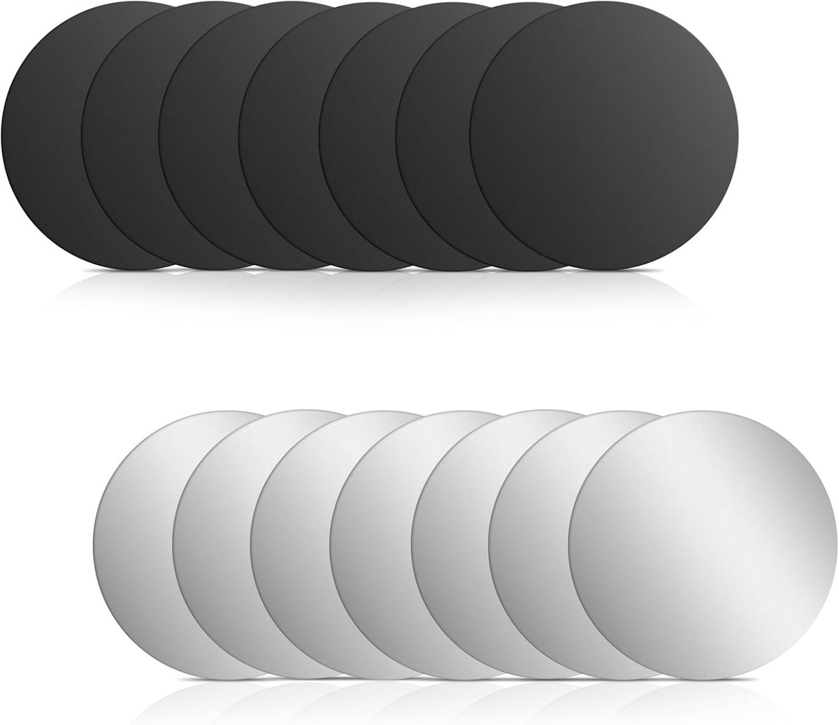 14 Stks Metalen Plaat voor Telefoon Magneet, Ronde Platen voor Magnetische Mount, Ronde Telefoon Metalen Plaat voor Magnetische Auto Mount Telefoonhouder Terug Magneet Stickers