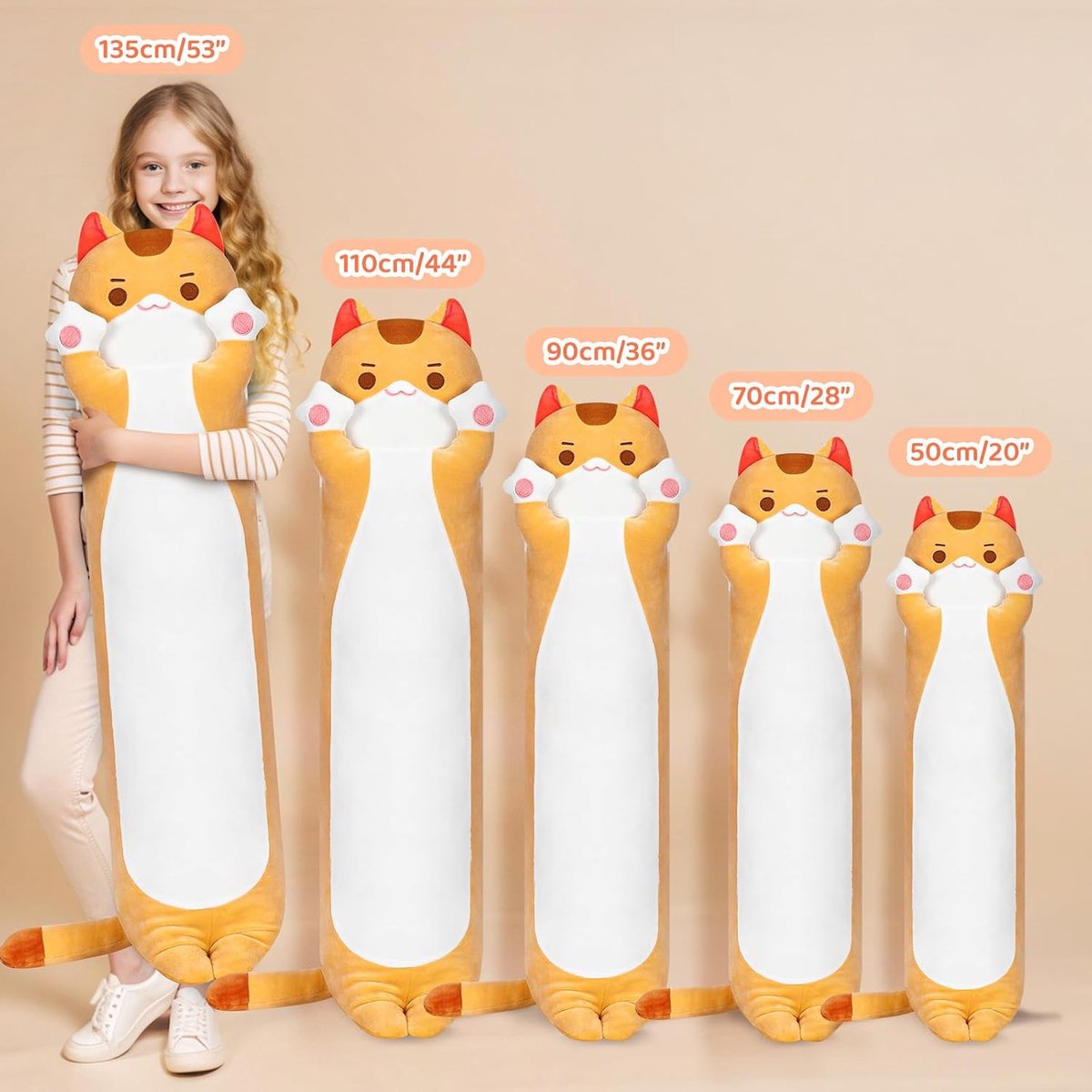 Pluchen kussen in de vorm van een kat of ander dier, pluchen beesten, speelgoed, cadeau voor kinderen