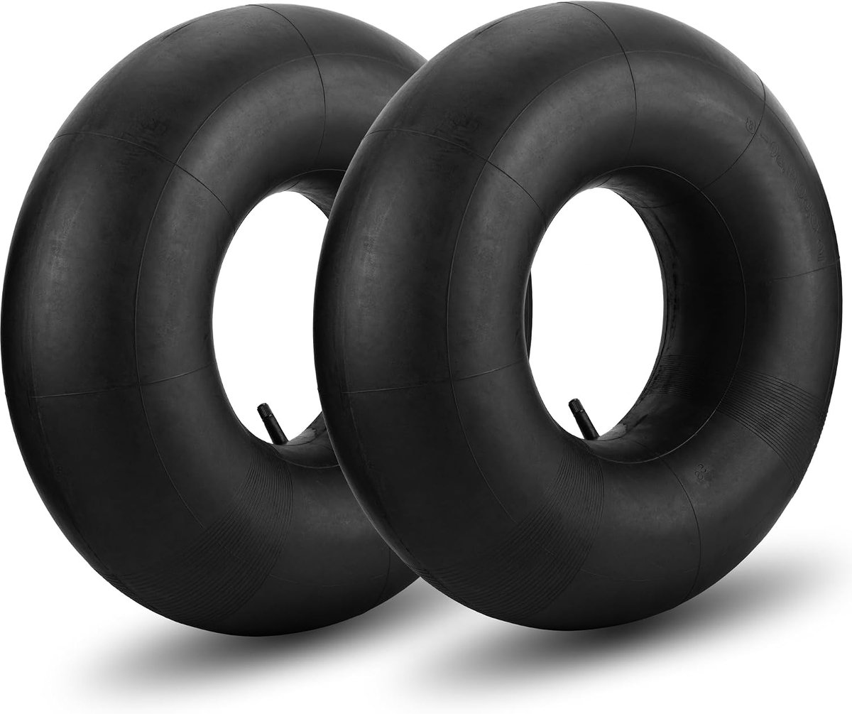 18 x 8,5/9,5-8 luchtslang, 2 stuks, reserveslang met recht ventiel voor grasmaaiers, kruiwagen, ATV, golfwagen, tuinaanhanger, go-kart