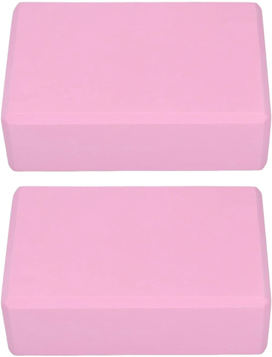 Blokken 2 Stuks Antislip Uiterlijk Roze 2 Stuks voor Yogameditatie