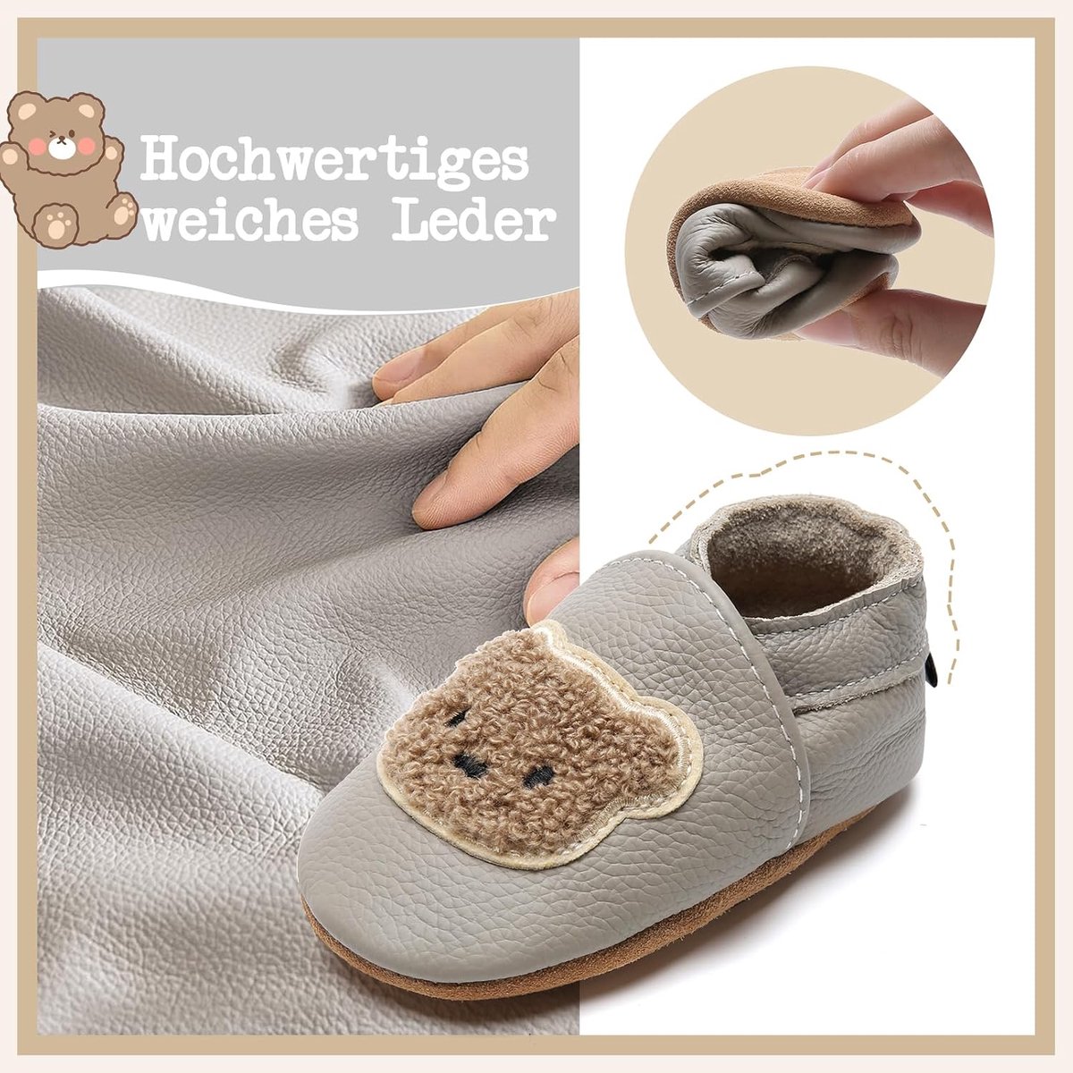 Kruipschoenen baby loopschoenen jongens zacht leer babyschoenen kleine kinderen leren schoenen meisjes babypantoffels