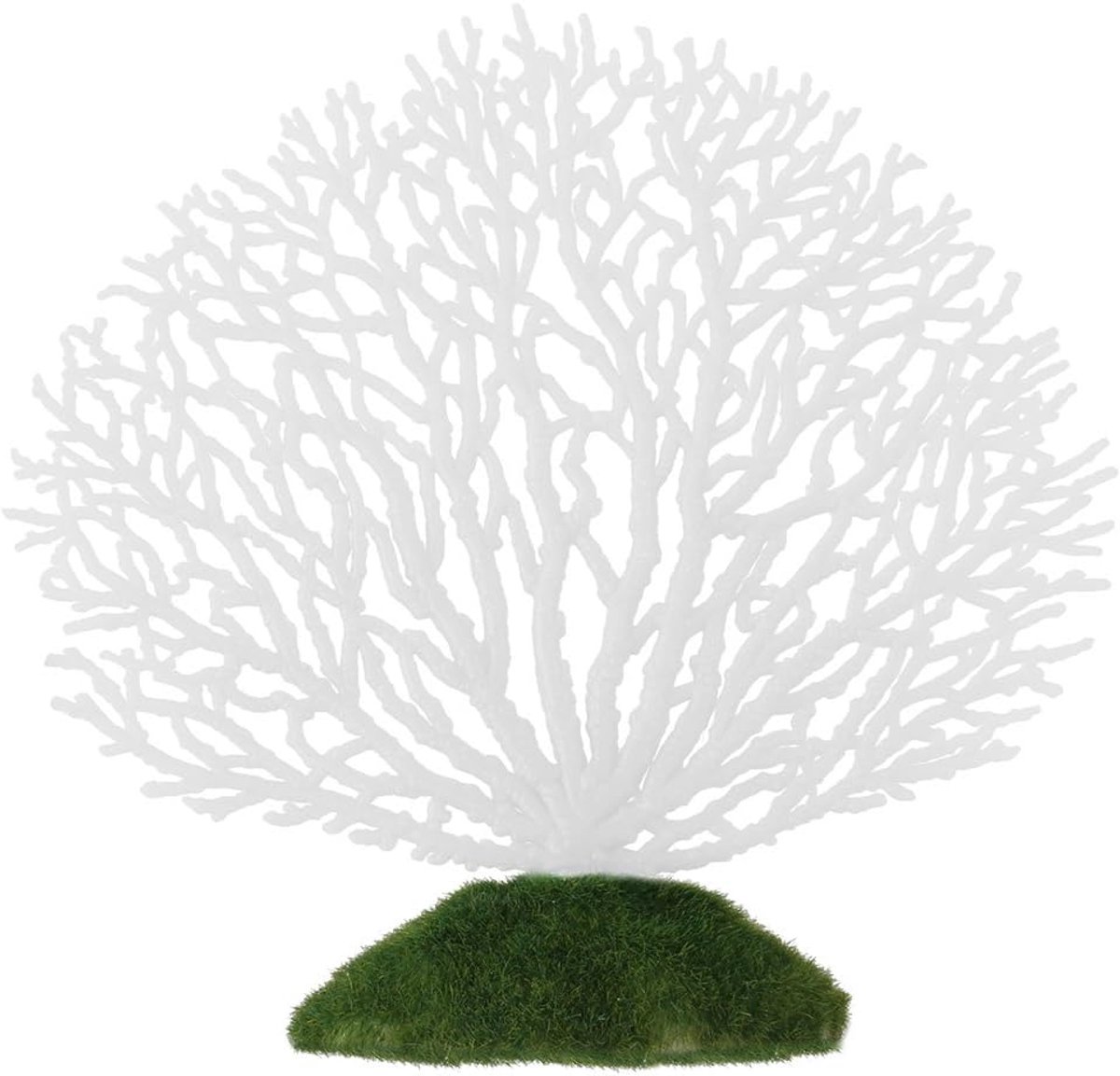 Koraal ornament strip koraal plant ornament gloeiend effect siliconen kunstmatige decoratie voor aquarium aquarium landschap (wit)