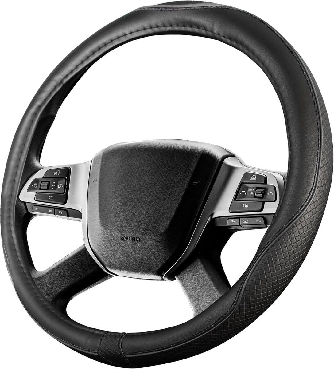 Vrachtwagen Stuurhoes 44-46 cm Zwart | Universel | Stuurhoes Voor Zomer En Winter | Autoaccessoires Interieur Decoratie